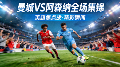 曼城对阵阿森纳全场集锦封面